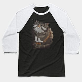 Angry Manul - Pallas's Cat Baseball T-Shirt